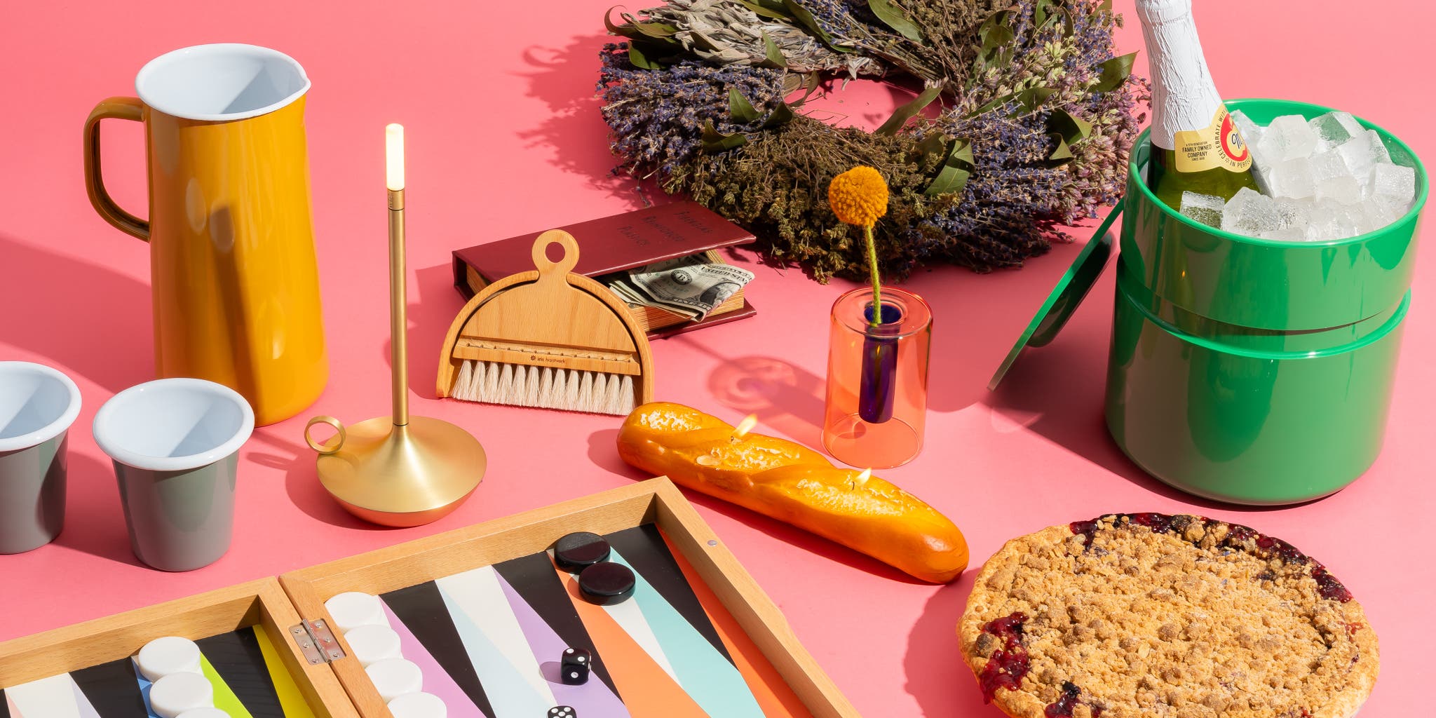 two jars of honey in cold environment, one with fine crystals, one clear or with large uneven crystals, close-up shot.