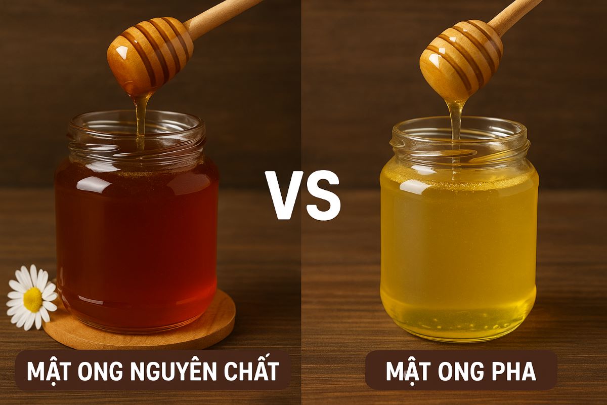 kiểm tra mật ong bằng que diêm