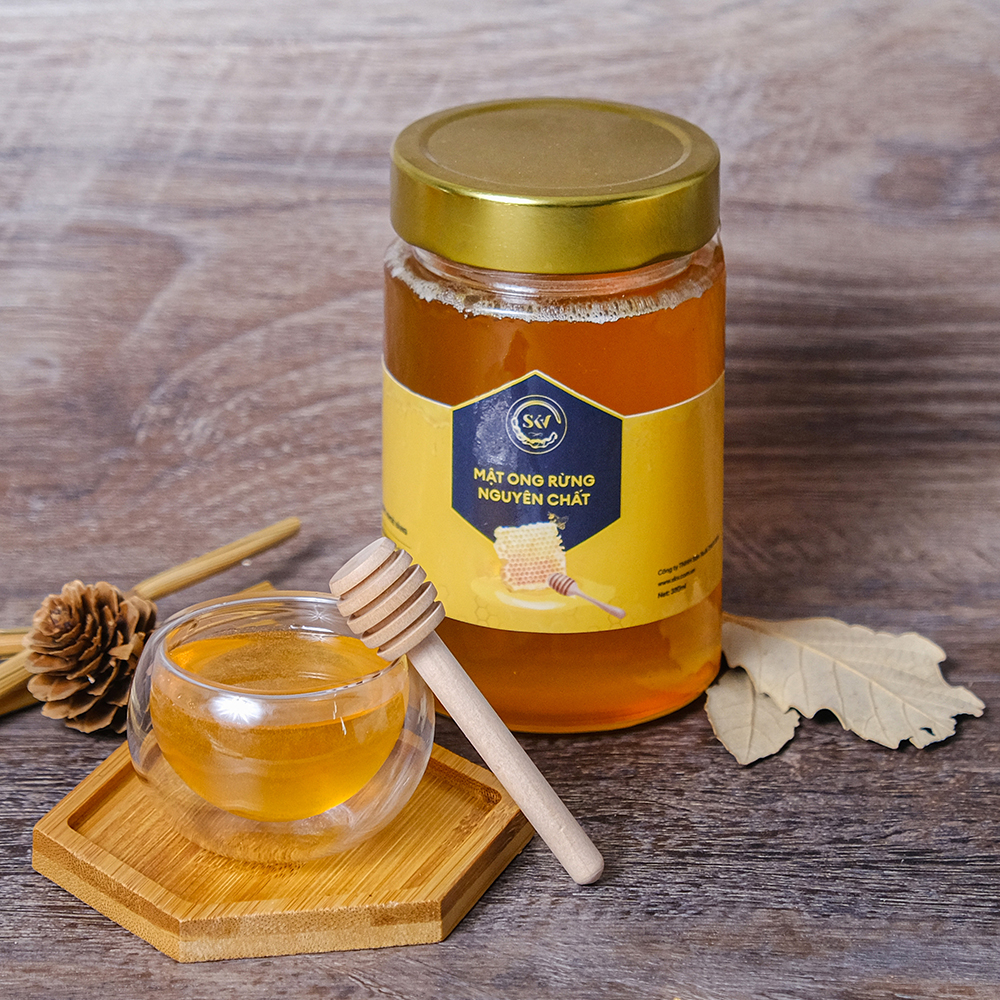mật ong rừng nguyên chất mùi thơm đặc trưng