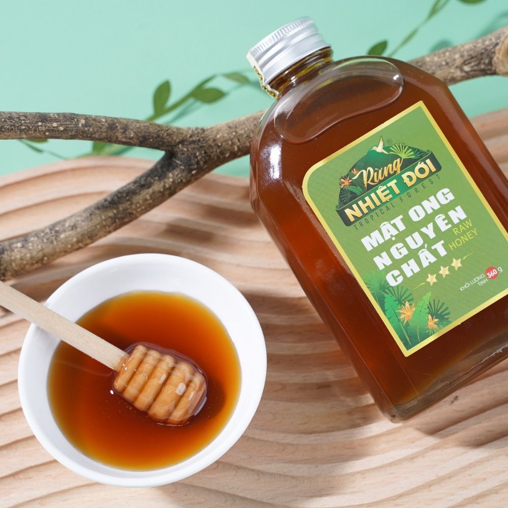 mật ong rừng nguyên chất màu sắc tự nhiên