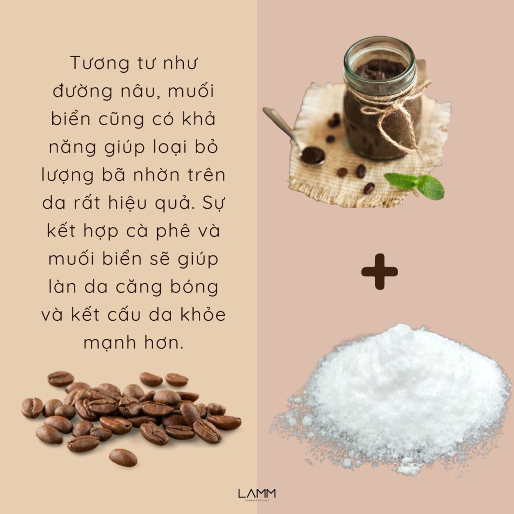 da sạch mụn nhờ tẩy tế bào chết bằng cà phê mật ong