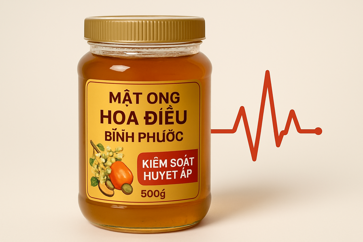 mật ong hoa điều Bình Phước kiểm soát huyết áp