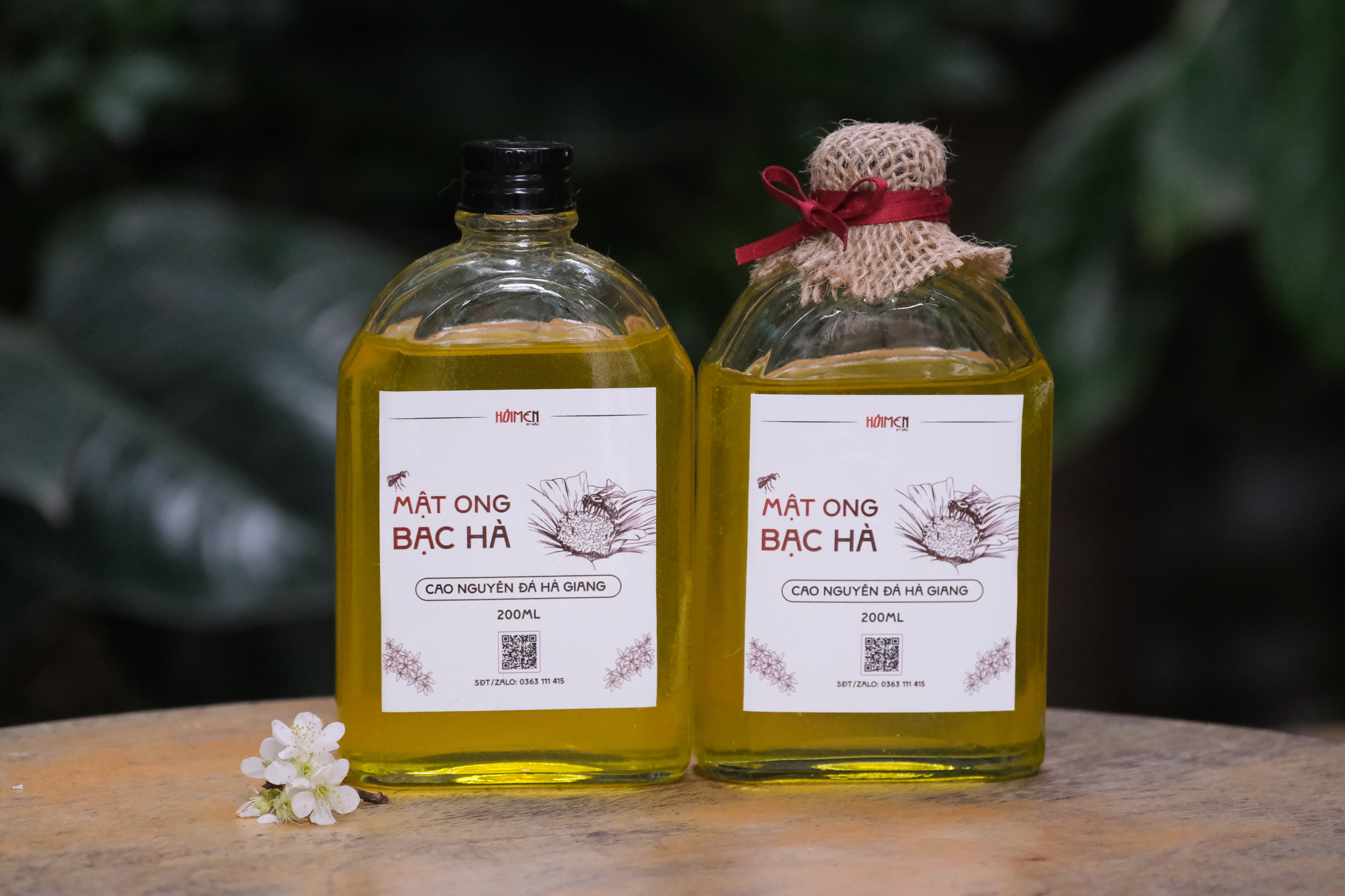 mật ong bạc hà ổn định huyết áp tim mạch