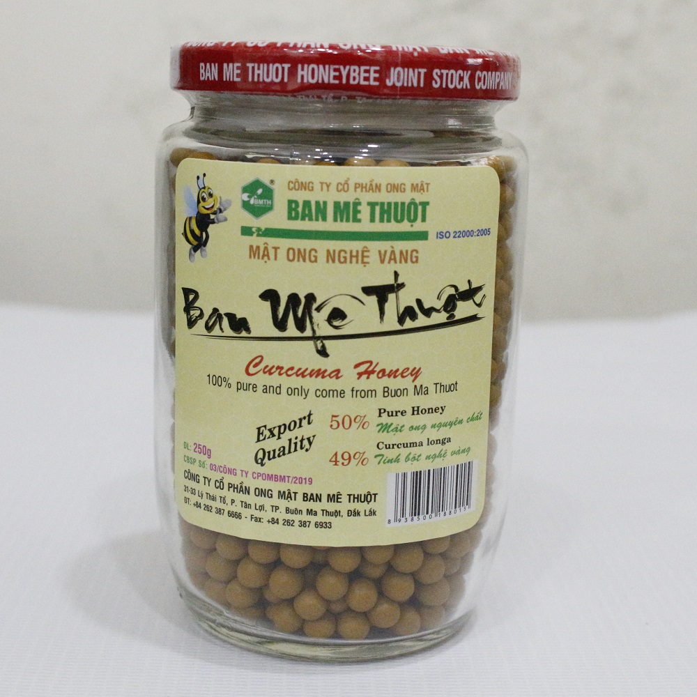 mật ong a ma thuột và nghệ vàng