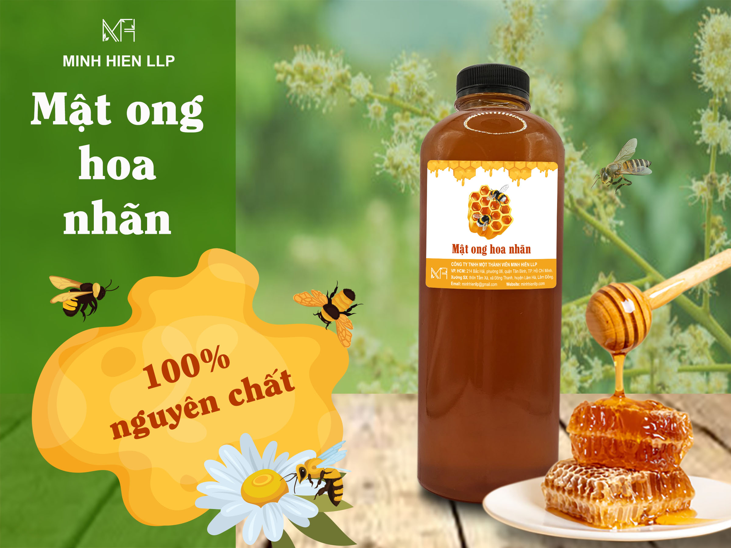 mật ong hoa nhãn thanh lọc độc tố tiêu hóa