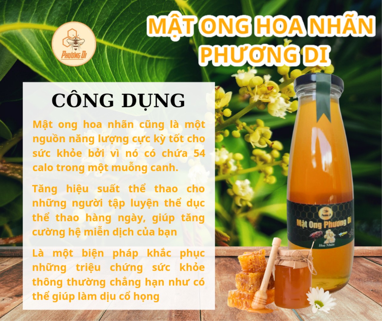 so sánh vị ngọt mật ong hoa nhãn và mật ong hoa cà phê